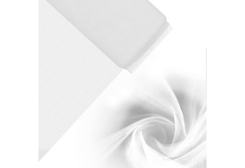 Handi Stitch Streudeko Weißer Tüllstoff Rolle - 137 cm x 18 m, (1-tlg) von Handi Stitch