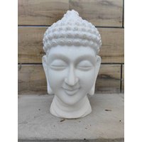 Handgefertigter Buddha Kopf | Marmor |Kunstobjekt Sammlerstücke Meditation Yoga Geschenk von HandicraftArtisan