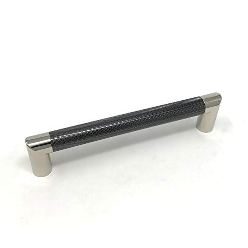 160 mm Gunmetal / poliertes Chrom, gerändelter D-Griff 160 mm Gunmetal / poliertes Chrom, gerändelter D-Griff von Handle & Home