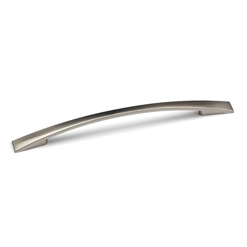 160 mm gebogener Griff aus gebürstetem Nickel für Küchenschränke, Schlafzimmer, Badezimmer, Möbel, Schränke 160 mm gebogener Griff aus gebürstetem Nickel für Küchenschränke, Schlafzimmer, Badezimmer, Möbel, Schränke von Handle & Home