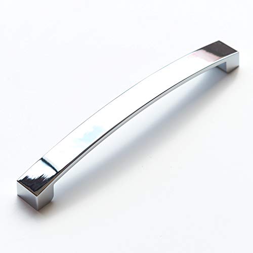 Sottini gebogener Ziehgriff aus poliertem Chrom, 160 mm von Handle & Home