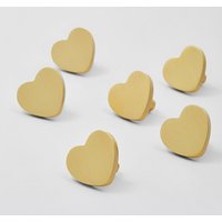 Liebevoller Herzknopf Messing Schrankknopf Schublade Einlochknopf Schranktürgriff Gold Liebevoller Herzgriff Für Wohnmöbel-F06 von HandleandKnobstores