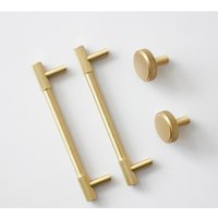 Messing Griff Möbel Goldgriff Kleiderschrank Schrank Zieht Möbelgriff Schublade Einlochknopf Schlafzimmer Schranktür Gold Pull-A67 von HandleandKnobstores