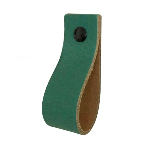 Handles and more - 8 x Ledergriffe für Möbel - Meergrün - Größe XS 12,6cm - inkl. 3 Schraubenfarben - Schrankgriffe Leder - Türgriffe Leder - Ledergriffe für Schuhschrank & Schublade - Lederschlaufen Handles and more - 8 x Ledergriffe für Möbel - Meergrün - Größe XS 12,6cm - inkl. 3 Schraubenfarben - Schrankgriffe Leder - Türgriffe Leder - Ledergriffe für Schuhschrank & Schublade - Lederschlaufen von Handles and more
