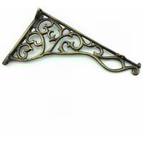 Regal Halterung, Handgemachte Verzierte Scroll Gegossen Antiken Stil, Massive Messing Halterung Regal Halterung, Handgemachte Verzierte Scroll Gegossen Antiken Stil, Massive Messing Halterung von HandlesandBells