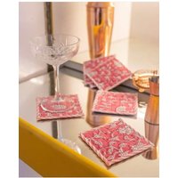 Reversible Stoffuntersetzer, Gesteppte Untersetzer Mit Blumenmuster, Handgefertigter Kerzendeckel, Einzigartige Untersetzer, Baumwollgewebter von HandloomCafe
