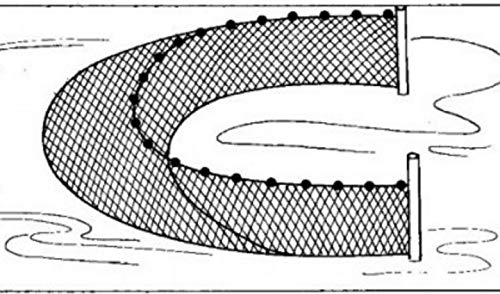 Zugnetz 4m - 15m, 2m höhe MW 10mm ohne Fangsack, Schleppnetz Koi (10) von Handmade