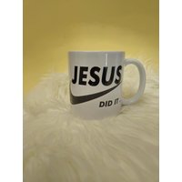 Tasse Jesus Did It Christliche Kaffeetasse von Handmade3Q