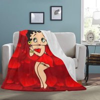 Betty Boop Decke Fleece Dekoration Reisen Geschenke Für Sie von HandmadeArtShopCo