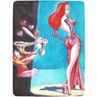 Jessica Rabbit Decke Fleece Halloween Dekoration Reisen Geschenke Für Sie von HandmadeArtShopCo