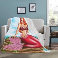 Jessica Rabbit Decke Fleece Halloween Dekoration Reisen Geschenke Für Sie von HandmadeArtShopCo