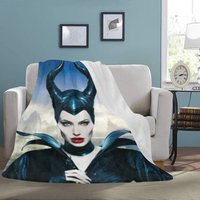 Maleficent Decke Fleece Halloween Dekoration Reisen Geschenke Für Sie Him von HandmadeArtShopCo