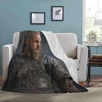 Ragnar Decke Fleece Lothbrok Wikinger Dekoration Reisen Geschenke Für Sie Ihn von HandmadeArtShopCo