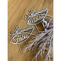 Cake Topper Mit Namen Und Datum Aus Holz in Natur, Kuchenstecker Personalisiert Für Torten Cake Topper Mit Namen Und Datum Aus Holz in Natur, Kuchenstecker Personalisiert Für Torten von HandmadeBySAMALU