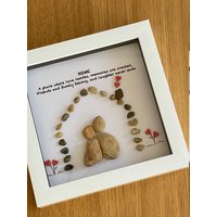 Personalisiertes Neues Zuhause Kiesel Bild, Einweihungsgeschenk, Einzigartiges Geschenk Für Das Zuhause, Personalisiertes Stein von HandmadeCraftsUKShop