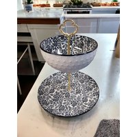 Etagere Aus Neuem Porzellan Geschenkidee Hochzeitsgeschenk Geburtstagsgeschenk von HandmadeDuKes