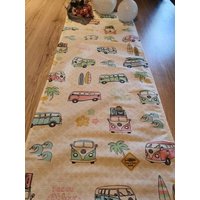 Tischläufer Tischdecke Tischdekoration Mitteldecke Camping Bully von HandmadeDuKes