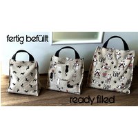 Türstopper - "Türstopper-Tüte" Canvas Fertig Befüllt 3 Größen Viele Muster Sehr Hochwertig Schwere Ausführung von HandmadeFeeSK