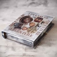 Vintage Buchsafe von HandmadeForUVonAnna