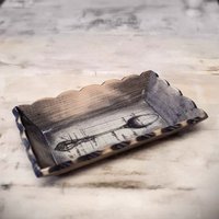 Vintage Holzschale 23x14 cm von HandmadeForUVonAnna