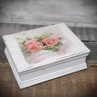 Vintage Holzschatulle 21x17x8 cm Vintage Holzschatulle 21x17x8 cm von HandmadeForUVonAnna