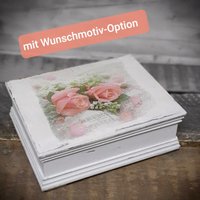 Vintage Holzschatulle 21x17x8 cm von HandmadeForUVonAnna