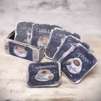 Vintage Holzuntersetzer Set von HandmadeForUVonAnna