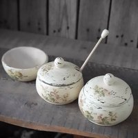 Vintage Honig-, Marmeladen - Und Zuckerschale von HandmadeForUVonAnna