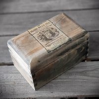 Vintage Schatulle/Teebox M. 2 Fächer von HandmadeForUVonAnna