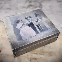 Vintage Schatulle/Teebox M. 9 Fächer Vintage Schatulle/Teebox M. 9 Fächer von HandmadeForUVonAnna