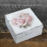 Vintage Schatulle 10x10x5 cm von HandmadeForUVonAnna
