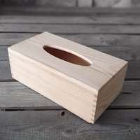 Vintage Taschentücherbox 25x13x9cm Natur von HandmadeForUVonAnna