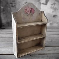 Vintage Wandregal 26x6x37cm von HandmadeForUVonAnna