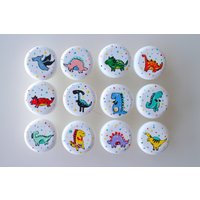 Handbemalte Schubladenknäufe Kinderzimmer Dekor | 41 Mm Handbemalte Schubladenknäufe Kinderzimmer Dekor | 41 Mm von HandmadeKnobs