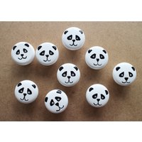 Handgemachte Panda Knäufe Kinderzimmer Knäufe | 41 Mm Handgemachte Panda Knäufe Kinderzimmer Knäufe | 41 Mm von HandmadeKnobs