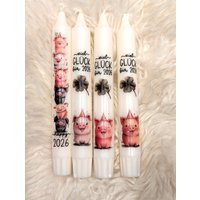 Silvesterkerzen Verpackt | Silvester Glück Schweinchen Set Adventskalender Kerzen 24 Stück Silvesterkerzen Verpackt | Silvester Glück Schweinchen Set Adventskalender Kerzen 24 Stück von HandmadeLiebeAR