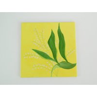 Handbemalte Fliese, Handbemalter Untersetzer, Terrakotta Acryl Rustikales Dekor Handbemalte Fliese, Handbemalter Untersetzer, Terrakotta Acryl Rustikales Dekor von HandmadeObsessed