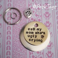 Call My Mom Mum Sie Ist Hässliche Weinende Katze Hundemarke Haustiermarke Handgestempelt #poshtags Halsband Weihnachtsgeschenkidee Call My Mom Mum Sie Ist Hässliche Weinende Katze Hundemarke Haustiermarke Handgestempelt #poshtags Halsband Weihnachtsgeschenkidee von HandmadePoshTags