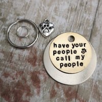 Haben Sie Ihre Leute Nennen Mein Volk Hund Haustier Katze Tag Halsband Weihnachten Geschenkidee Haben Sie Ihre Leute Nennen Mein Volk Hund Haustier Katze Tag Halsband Weihnachten Geschenkidee von HandmadePoshTags