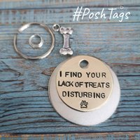 Ich Finde Ihren Mangel An Leckerlies Störend Haustier Hund Id Tag Halsband Weihnachten Geschenk Idee Ich Finde Ihren Mangel An Leckerlies Störend Haustier Hund Id Tag Halsband Weihnachten Geschenk Idee von HandmadePoshTags