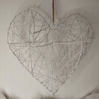 Draht Herz | Muttertag Herzal Geschenk Valentienstag Love Liebe Valentiensherz Heart von HandmadeSteffiShop