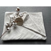 Kuschelige Babydecke/Kuscheldecke Personalisierbar 70x100cm Geschenk Kinderwagendecke Handgemacht von HandmadeTani