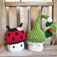 Marshmallow Tasse Mit Hut Marienkäfer von HandmadeZumee
