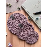 Gehäkelte Untersetzer, Handgefertigt, Verschiedene Größen, Vielseitig Einsetzbar, Wohnaccessoire, Coaster von HandmadebyDesignelli