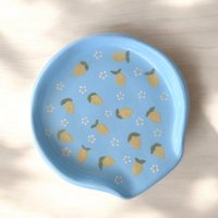 Handmade Spoon Rest For Kitchen Counter Organizer Cooking Utensil Holder Blue Accessory Chef Gift Idea von HandmadebyKeraniShop