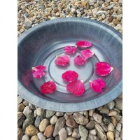 Runde Zinkschale in Silberfarben Rustikal Im Shabbystil ... Und Zwei Größen von HandmadebycbShop