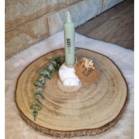 Glücksschwein Glückskerze Kerzenhalter Stabkerze Glück Glücksbringer Mitbringsel Prüfung Operation Geburtstag von HandmadebymnShop
