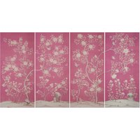 Benutzerdefinierte Tapete - Handbemalte Chinoiserie-Tapete Für Neue Bestellung Hergestellt Reserviert J-L von Handmadewallpapers