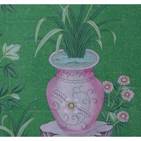 Handbemalte Chinoiserie-Tapete Bestellung Zur Versandgenehmigung Vorbehalten von Handmadewallpapers