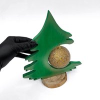 Weihnachtsbaum Auf Ständer, Kleine Holzbäume, Winterholzbaum, Bauernhausholzstatuette, Holztischregaldekor, Handbemalte Holzbäume Weihnachtsbaum Auf Ständer, Kleine Holzbäume, Winterholzbaum, Bauernhausholzstatuette, Holztischregaldekor, Handbemalte Holzbäume von HandmadewoodensGifts